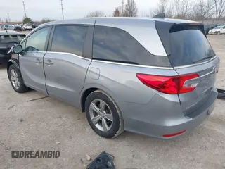 2018 Honda Odyssey EX-L z VIN 5FNRL6H72JB045639, wystawiony jako IAAI lot #41821993 z przebiegiem 60 737 mil mil oraz . Historia ofert i sprzedaży dostępna na DreamBid. Obrazek 3.