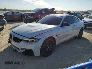 2020 BMW M4 with VIN WBS4Y9C04LFH57913, listed as a Copart auction lot 84004894 with 37,972 mi miles and Salvage Title. Bid and sale history available at carsss.com. Image 1.