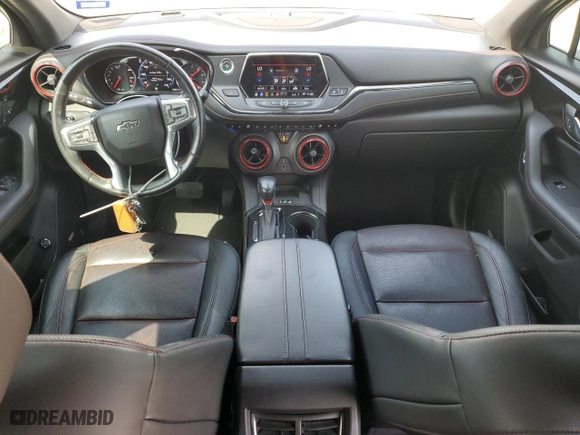 2019 Chevrolet Blazer RS with VIN 3GNKBERS0KS643407, listed as a Copart auction lot 53789695 with 118,627 mi miles and Salvage Title. Bid and sale history available at carsss.com. Image 8.
