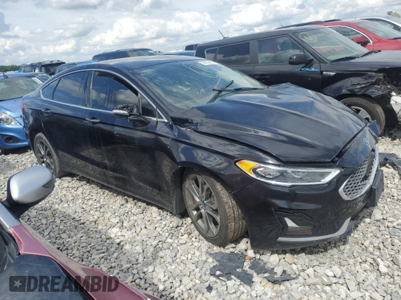 2020 Ford Fusion Titanium with VIN 3FA6P0RU9LR157094, listed as a Copart auction lot 56169455 with Not provided miles and Clean title. Bid and sale history available at DreamBid. Image 4.