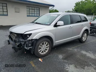 2014 Dodge Journey SXT z VIN 3C4PDCBGXET266568, wystawiony jako Copart lot #60265765 z przebiegiem 80 500 mil mil oraz Szkoda całkowita • Salvage title. Historia ofert i sprzedaży dostępna na DreamBid. Obrazek 1.