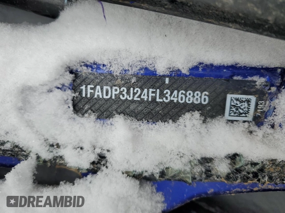 2015 Ford Focus Titanium with VIN 1FADP3J24FL346886, listed as a Copart auction lot 45851685 with Not Provided miles and Salvage Title. Bid and sale history available at carsss.com. Image 13.