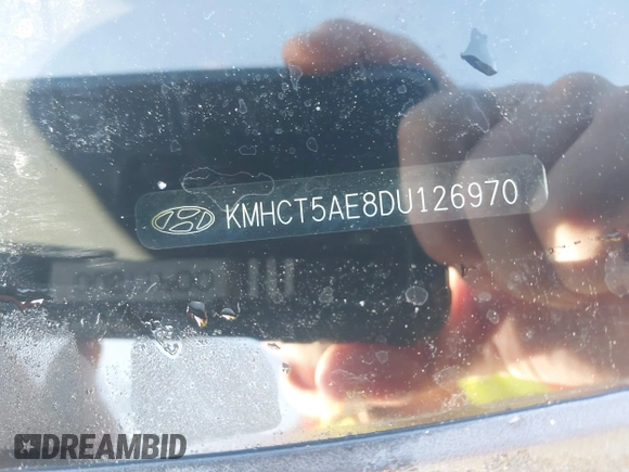2013 Hyundai Accent GS z VIN KMHCT5AE8DU126970, wystawiony jako IAAI lot #40906867 z przebiegiem 142 484 mil mil oraz . Historia ofert i sprzedaży dostępna na DreamBid. Obrazek 9.