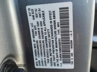 2019 Honda CR-V EX with VIN 7FARW1H58KE009761, listed as a Copart auction lot 61458392 with 44,279 mi miles. Bid and sale history available at carsss.com. Image 10.