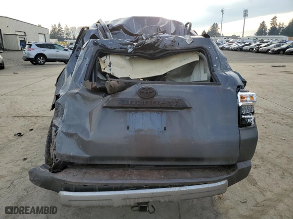 2023 Toyota 4Runner TRD Off Road with VIN JTEPU5JRXP6206068, listed as a Copart auction lot 84187554 with 26,548 mi miles and Salvage Title. Bid and sale history available at carsss.com. Image 6.