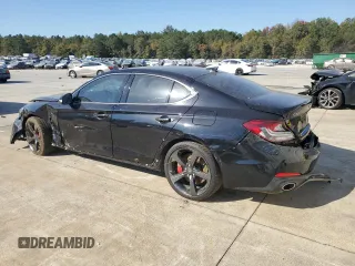 2021 Genesis G70 3.3T with VIN KMTG34LE7MU066534, listed as a Copart auction lot 77532704 with 58,951 mi miles and Salvage Title. Bid and sale history available at carsss.com. Image 2.