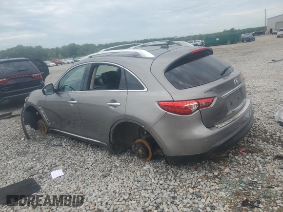 2011 Infiniti FX35 with VIN JN8AS1MW1BM732947, listed as a Copart auction lot 69516824 with 0 mi miles and Salvage Title. Bid and sale history available at carsss.com. Image 2.