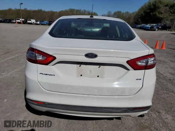 2014 Ford Fusion SE with VIN 3FA6P0H77ER372097, listed as a Copart auction lot 53345115 with 63,316 mi miles and Salvage Title. Bid and sale history available at carsss.com. Image 6.