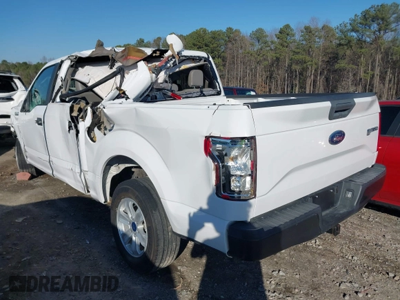 2017 Ford F-150 XL with VIN 1FTEW1EF7HKE40434, listed as a IAAI auction lot 41635157 with 122,338 mi miles. Bid and sale history available at carsss.com. Image 3.