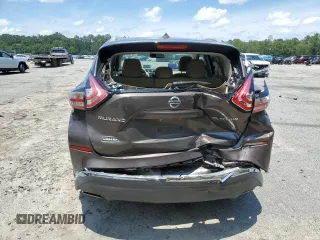 2016 Nissan Murano Platinum with VIN 5N1AZ2MG9GN116593, listed as a Copart auction lot 58756125 with 77,121 mi miles and Salvage title. Bid and sale history available at DreamBid. Image 6.