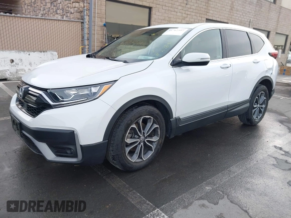 2022 Honda CR-V EX-L with VIN 7FARW1H88NE008348, listed as a IAAI auction lot 41762597 with 22,935 mi miles and . Bid and sale history available at carsss.com. Image 17.