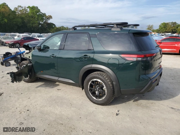 2024 Nissan Pathfinder Rock Creek with VIN 5N1DR3BD3RC304567, listed as a Copart auction lot 50443925 with 0 mi miles and Non Repairable. Bid and sale history available at carsss.com. Image 2.