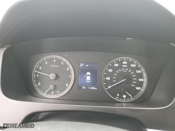 2017 Hyundai Sonata 2.4L with VIN 5NPE24AF8HH490261, listed as a Copart auction lot 51461505 with 114,059 mi miles and Salvage Title. Bid and sale history available at carsss.com. Image 9.