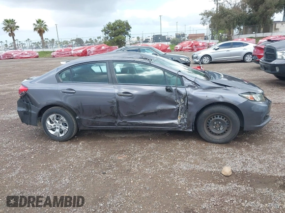 2014 Honda Civic Sedan LX with VIN 19XFB2F54EE032323, listed as a IAAI auction lot 41914357 with 133,223 mi miles. Bid and sale history available at carsss.com. Image 14.