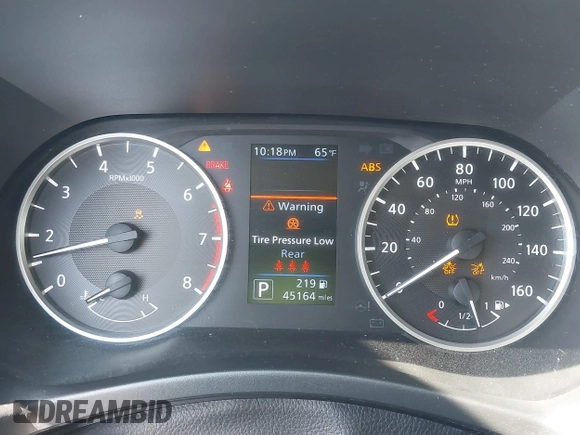 2020 Nissan Sentra S with VIN 3N1AB8BV2LY215995, listed as a IAAI auction lot 41875875 with 45,164 mi miles. Bid and sale history available at carsss.com. Image 7.