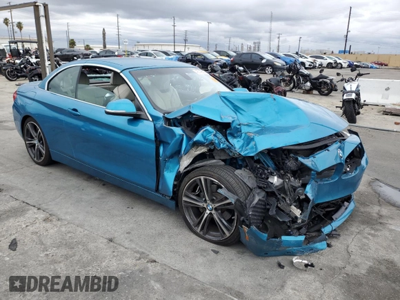 2018 BMW 4 Series 430i with VIN WBA4Z1C54JEC73435, listed as a Copart auction lot 48749835 with Not Provided miles and Salvage Title. Bid and sale history available at DreamBid. Image 4.