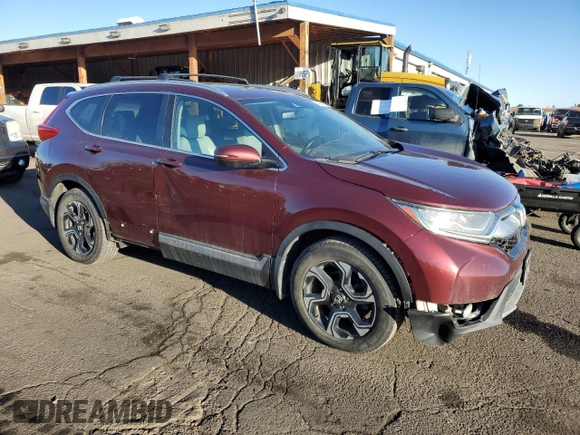 2017 Honda CR-V Touring with VIN 2HKRW2H9XHH655902, listed as a Copart auction lot 46058135 with 111,266 mi miles and Clean Title. Bid and sale history available at carsss.com. Image 4.