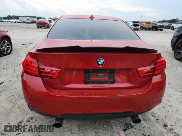 2015 BMW 4 Series 435i with VIN WBA3R1C52FK193827, listed as a Copart auction lot 64019715 with 111,582 mi miles and Salvage title. Bid and sale history available at DreamBid. Image 6.