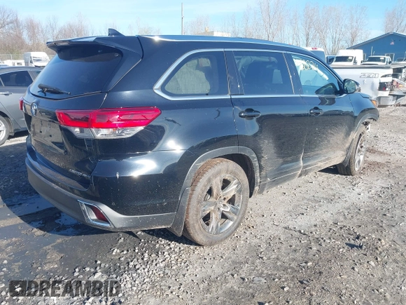 2019 Toyota Highlander Limited with VIN 5TDDZRFH7KS942359, listed as a IAAI auction lot 42188224 with 85,454 mi miles and . Bid and sale history available at DreamBid. Image 4.