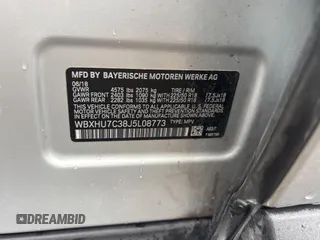 2018 BMW X1 sDrive28i with VIN WBXHU7C38J5L08773, listed as a Copart auction lot 55470955 with 149,885 mi miles and Clean Title. Bid and sale history available at DreamBid. Image 10.