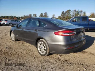 2019 Ford Fusion Hybrid SE with VIN 3FA6P0LU6KR263204, listed as a Copart auction lot 63937812 with 75,957 mi miles. Bid and sale history available at carsss.com. Image 3.