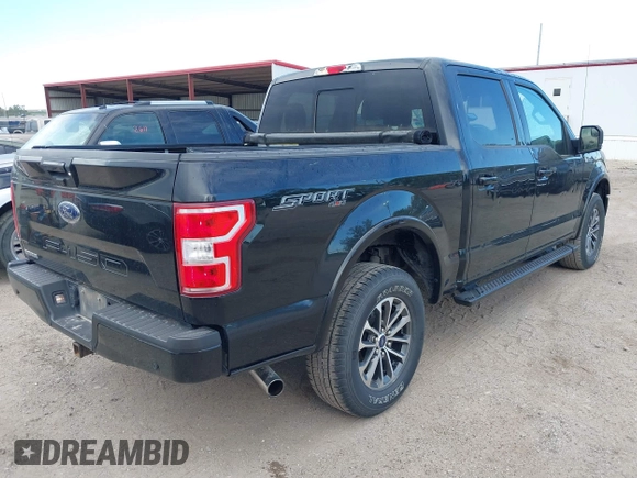 2018 Ford F-150 XL with VIN 1FTEW1E56JKF92265, listed as a IAAI auction lot 42285305 with 95,712 mi miles and . Bid and sale history available at DreamBid. Image 4.