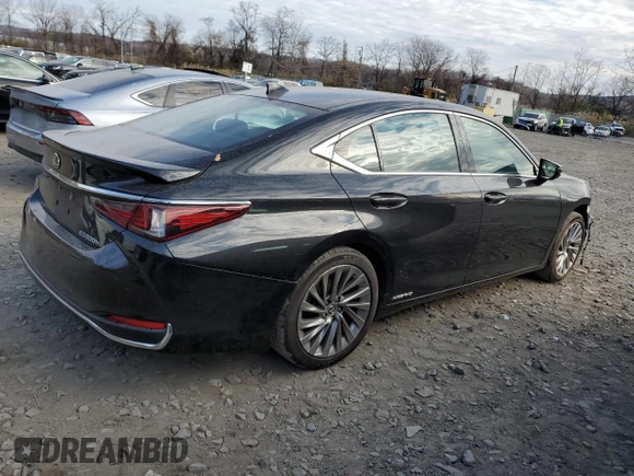 2022 Lexus ES 300h Luxury with VIN 58AEA1C11NU013518, listed as a Copart auction lot 80817474 with 70,352 mi miles and Salvage title. Bid and sale history available at DreamBid. Image 3.
