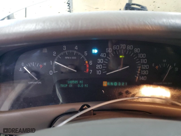 1999 Buick Park Avenue Ultra with VIN 1G4CU5216X4660725, listed as a Copart auction lot 88469265 with 180,585 mi miles and Salvage Title. Bid and sale history available at carsss.com. Image 9.