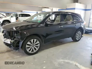 2016 Acura MDX Technology z VIN 5FRYD4H4XGB008316, wystawiony jako Copart lot #55479935 z przebiegiem 97 471 mil mil oraz Szkoda całkowita • Salvage title. Historia ofert i sprzedaży dostępna na DreamBid. Obrazek 1.