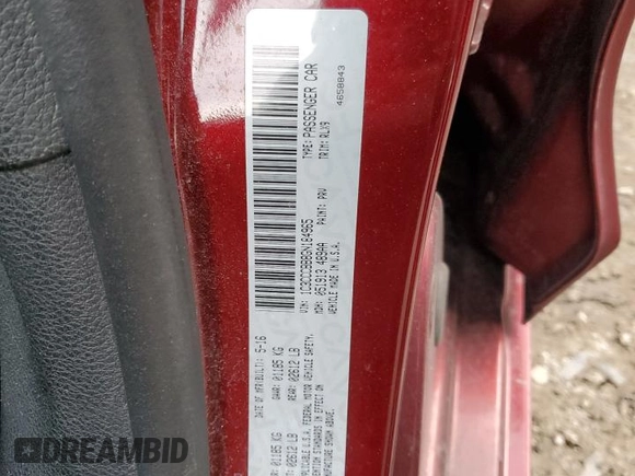 2016 Chrysler 200 S with VIN 1C3CCCBB8GN184965, listed as a Copart auction lot 46622255 with 39,643 mi miles and Salvage Title. Bid and sale history available at carsss.com. Image 12.