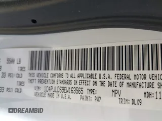 2014 Jeep Cherokee Limited with VIN 1C4PJLDS9EW163565, listed as a IAAI auction lot 42033048 with 183,048 mi miles. Bid and sale history available at carsss.com. Image 9.