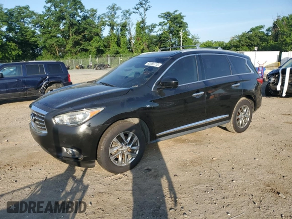 2014 Infiniti QX60 with VIN 5N1AL0MM2EC537303, listed as a Copart auction lot 62065715 with Not provided miles and Clean title. Bid and sale history available at DreamBid. Image 1.