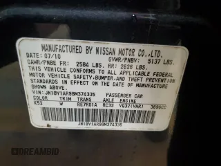 2011 Infiniti M37 with VIN JN1BY1AR9BM374335, listed as a Copart auction lot 52024915 with 204,387 mi miles and Salvage Title. Bid and sale history available at carsss.com. Image 15.