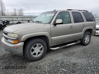 2003 Chevrolet Tahoe LS with VIN 1GNEK13Z63R124345, listed as a Copart auction lot 46677825 with 0 mi miles and Salvage Title. Bid and sale history available at carsss.com. Image 1.