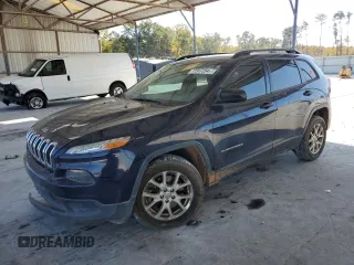 2016 Jeep Cherokee Sport with VIN 1C4PJLAS7GW208431, listed as a Copart auction lot 77317254 with 125,627 mi miles and Salvage title. Bid and sale history available at DreamBid. Image 1.