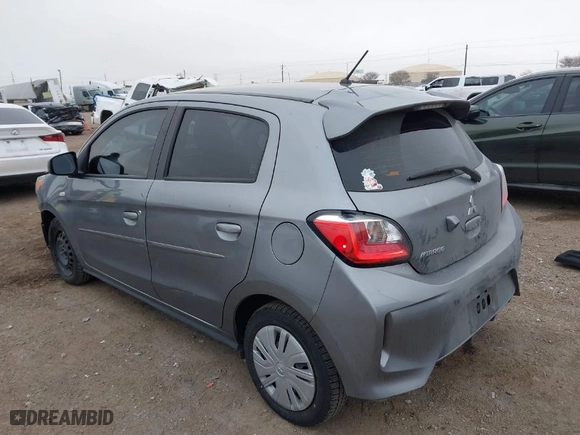 2022 Mitsubishi Mirage ES with VIN ML32AUHJ3NH008941, listed as a IAAI auction lot 41501860 with 23744 miles. Bid and sale history available at carsss.com. Image 3.
