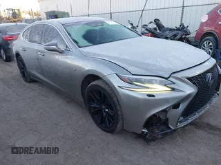 2018 Lexus LS with VIN JTHB51FF1J5001429, listed as a IAAI auction lot 41307123 with 126,491 mi miles. Bid and sale history available at carsss.com. Image 1.