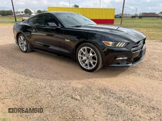 2015 Ford Mustang GT with VIN 1FA6P8CF0F5413364, listed as a Copart auction lot 57213505 with 76,831 mi miles and Clean Title. Bid and sale history available at DreamBid. Image 1.