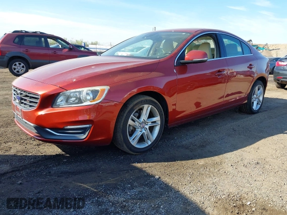 2015 Volvo S60 T5 Premier with VIN YV1612TB3F1309765, listed as a IAAI auction lot 42108221 with 103,874 mi miles. Bid and sale history available at carsss.com. Image 2.