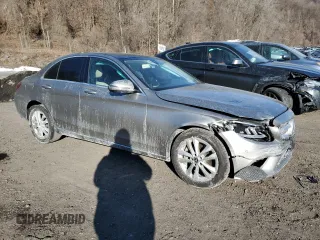 2020 Mercedes-Benz C 300 with VIN 55SWF8EB3LU326543, listed as a Copart auction lot 42502215 with 40,385 mi miles and Salvage Title. Bid and sale history available at DreamBid. Image 4.