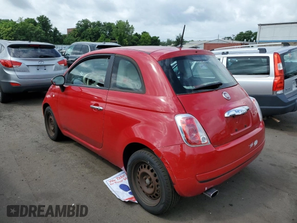 2013 FIAT 500 Pop z VIN 3C3CFFAR6DT579908, wystawiony jako Copart lot #63145225 z przebiegiem 159 059 mil mil oraz Czysty tytuł • Clean title. Historia ofert i sprzedaży dostępna na DreamBid. Obrazek 2.