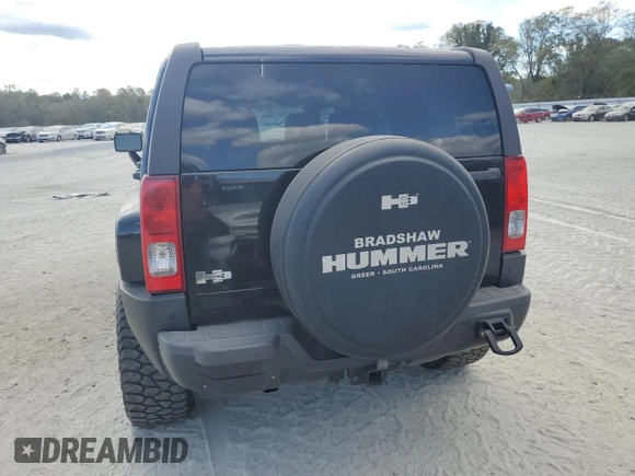 2007 Hummer H3 SUV with VIN 5GTDN13E678152563, listed as a Copart auction lot 76112534 with 228,453 mi miles and Salvage Title. Bid and sale history available at DreamBid. Image 6.