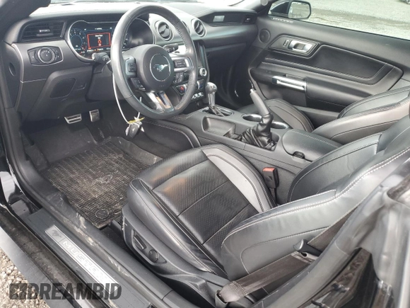 2021 Ford Mustang GT Premium with VIN 1FATP8FF7M5139740, listed as a Copart auction lot 84479174 with 27,358 mi miles and Salvage title. Bid and sale history available at DreamBid. Image 8.