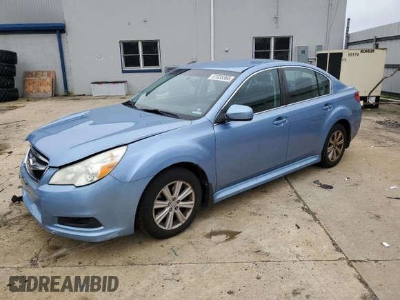 2011 Subaru Legacy Premium with VIN 4S3BMBC68B3238804, listed as a Copart auction lot 61035365 with 114,880 mi miles and Salvage title. Bid and sale history available at DreamBid. Image 1.