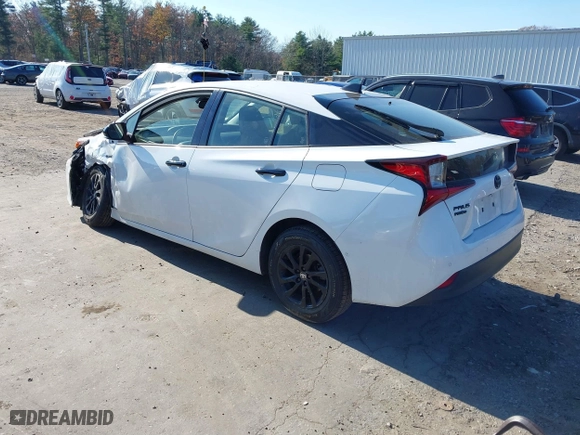 2022 Toyota Prius LE with VIN JTDL9MFU4N3034338, listed as a IAAI auction lot 40760912 with 60,237 mi miles. Bid and sale history available at carsss.com. Image 3.