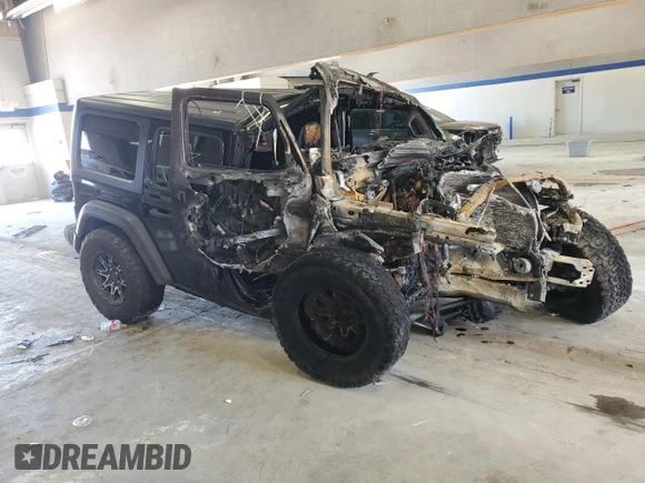 2021 Jeep Wrangler Unlimited Willys with VIN 1C4HJXDM3MW547787, listed as a Copart auction lot 55132965 with Not provided miles and Salvage title. Bid and sale history available at DreamBid. Image 4.