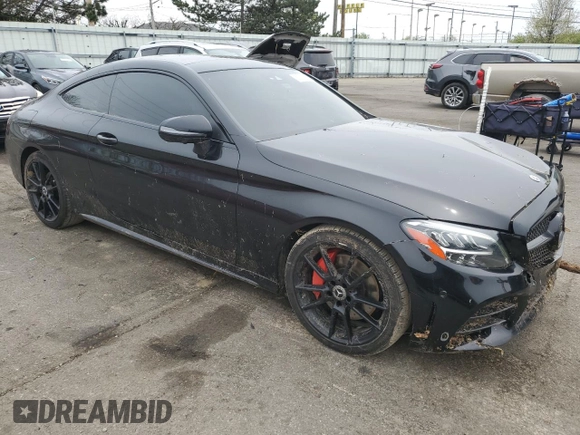 2023 Mercedes-Benz C 300 with VIN W1KWJ8DBXPG117254, listed as a Copart auction lot 52581895 with 103,063 mi miles and Salvage title. Bid and sale history available at DreamBid. Image 4.