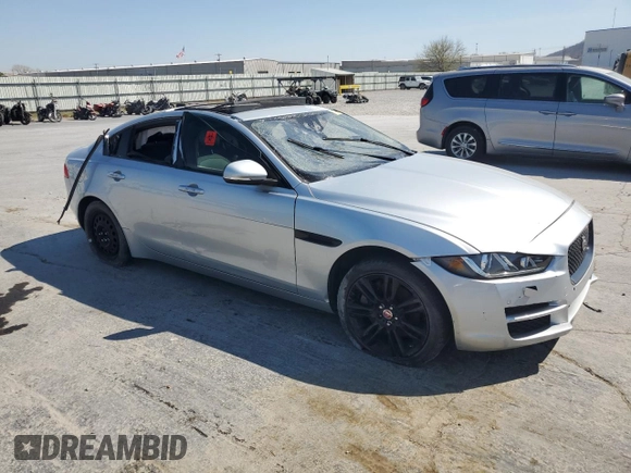 2018 Jaguar XE 25t Prestige with VIN SAJAK4FX2JCP19908, listed as a Copart auction lot 50748905 with 0 mi miles and Clean Title. Bid and sale history available at carsss.com. Image 4.