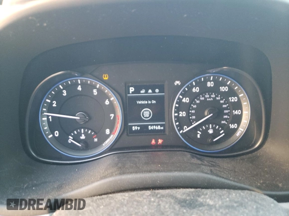 2019 Hyundai Kona Limited with VIN KM8K33A53KU363475, listed as a Copart auction lot 42014605 with 54,968 mi miles and Salvage Title. Bid and sale history available at carsss.com. Image 9.