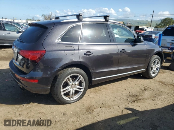2014 Audi Q5 Premium Plus with VIN WA1LFAFP0EA105784, listed as a Copart auction lot 51862495 with 171,596 mi miles and Salvage title. Bid and sale history available at DreamBid. Image 3.